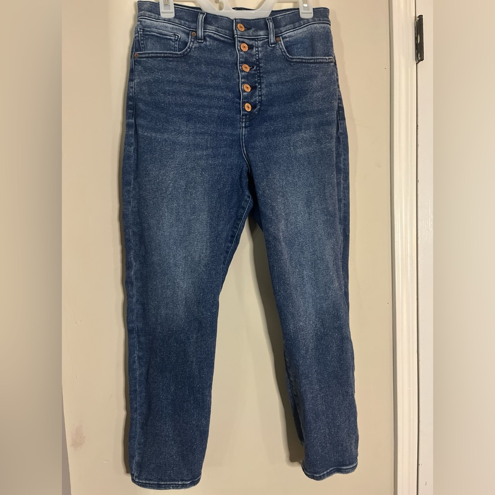 Express high waisted jeans